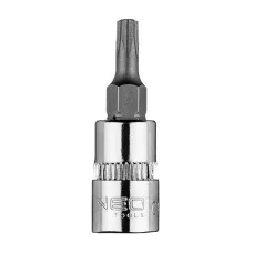 NEO TOOLS 10-324 — KOŃCÓWKA TORX TX20 NA NASADCE 1/4, KRÓTKA, 37 MM