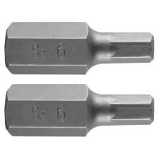 NEO TOOLS 10-972 — KOŃCÓWKA HEX 6 X 30 MM, S2 X 2 SZT.