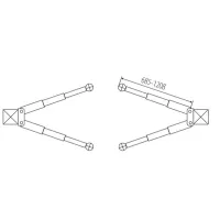 PODNOŚNIK DWUKOLUMNOWY ELEKTROHYDRAULICZNY AUTOMATYCZNY 4T ŁĄCZONY DOŁEM, NA RAMIE ARM 3-2 P: 2850MM 400V 240DER BEST PRODUCTS