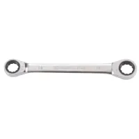 KLUCZ OCZKOWY DWUSTRONNY Z GRZECHOTKĄ JEDNOKIERUNKOWĄ 72 ZĘBY  170 X 12MM X 13MM