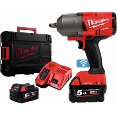 MILWAUKEE 4933459727 — M18 ONEFHIWF12-502X KLUCZ UDAROWY 1/2, 1898 NM, ONE-KEY, ZESTAW 2X5AH, ŁADOWARKA...