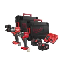 MILWAUKEE 4933492521 — Zestaw elektronarzędzi 2 szt., akumulatorowa/e: Klucz udarowy  Wkrętarko-wiertar...