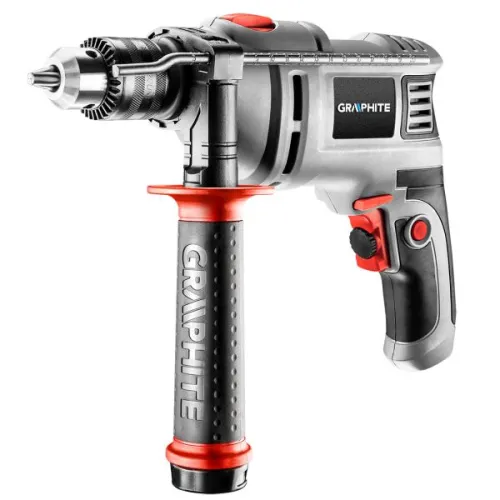 WIERTARKA UDAROWA 650W, UCHWYT KLUCZYKOWY 13 MM, 0-3000 RPM, WALIZKA