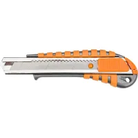 NÓŻ Z OSTRZEM ŁAMANYM 18 MM, METALOWY KORPUS