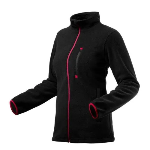 BLUZA POLAROWA DAMSKA, CZARNA, ROZMIAR M