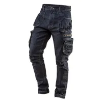 SPODNIE ROBOCZE 5-KIESZENIOWE DENIM, ROZMIAR XL