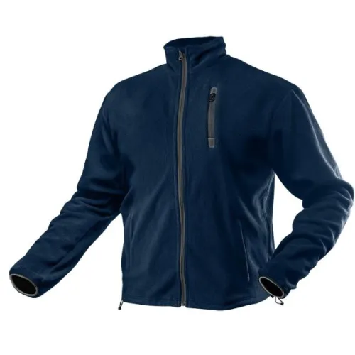 BLUZA POLAROWA, GRANATOWA, ROZMIAR XL