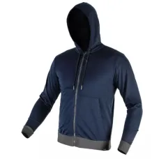 NEO TOOLS 81-513-S — BLUZA ROZPINANA Z KAPTUREM COMFORT, GRANATOWA, ROZMIAR S