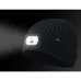 CZAPKA Z LATARKĄ LED RGB, GRAFITOWA