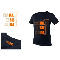 KOSZULKA T-SHIRT Z NADRUKIEM, MA SIĘ DA, ROZMIAR L