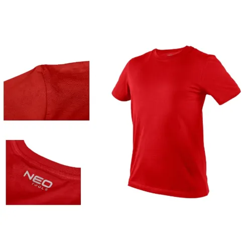 KOSZULKA T-SHIRT CZERWONY, ROZMIAR XL