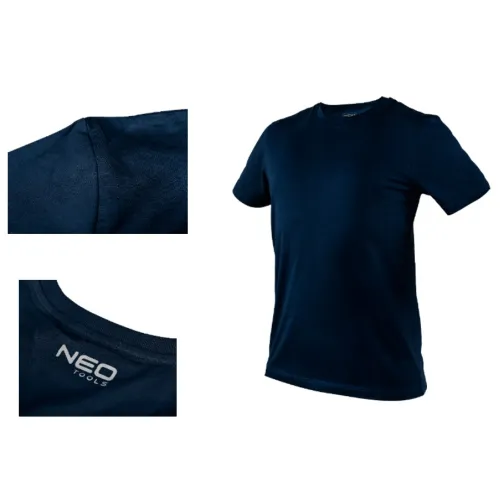 KOSZULKA T-SHIRT GRANATOWY, ROZMIAR L