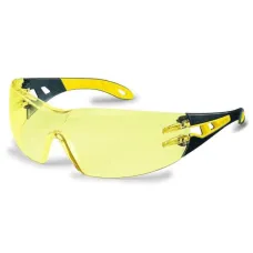 UVE 9192.385 — OKULARY OCHRONNE CZARNO-ŻÓŁTE, SOCZEWKA ŻÓŁTA PHEOS