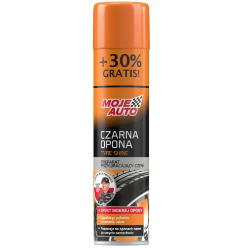 ŚRODEK DO KONSERWACJI I NABŁYSZCZANIA OPON 400ML +30% GRATIS / (520ML) / MOJE AUTO