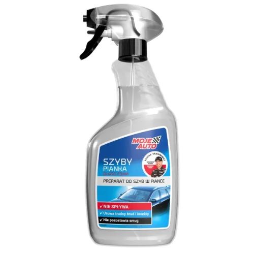 ŚRODEK DO CZYSZCZENIA SZYB 650ML PIANKA / MOJE AUTO