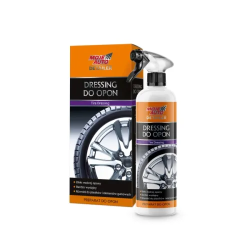 ŚRODEK DO KONSERWACJI I NABŁYSZCZANIA OPON 500ML DRESSING DO OPON / MOJE AUTO DETAILER