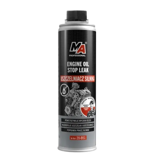 ŚRODEK DO USZCZELNIANIA SILNIKA 300ML / PRZECIW WYCIEKOM OLEJU SILNIKA / ENGINE OIL STOP LEAK / MA PROFESSIONAL