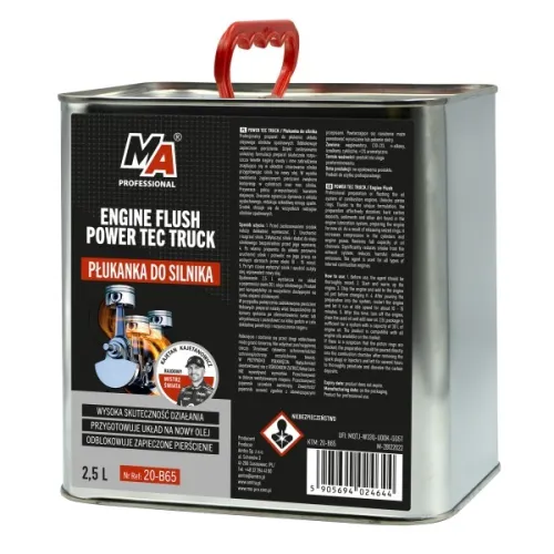 ŚRODEK DO PŁUKANIA SILNIKA 2,5L POWER TEC TRUCK / PUSZKA METALOWA / MA PROFESSIONAL