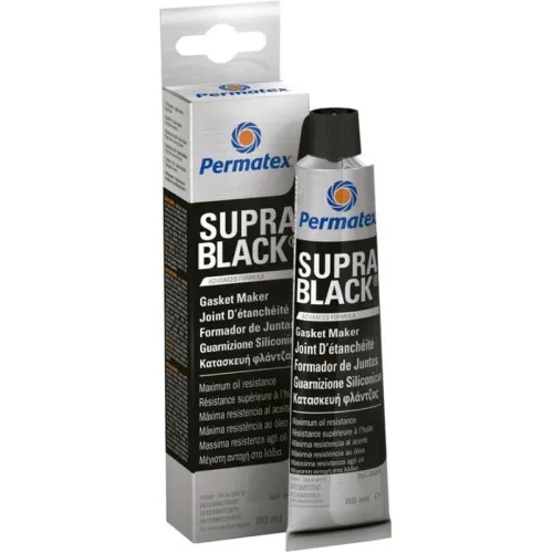 USZCZELNIACZ SILIKONOWY 95G CZARNY OD -54°C DO 260°C / PERMATEX