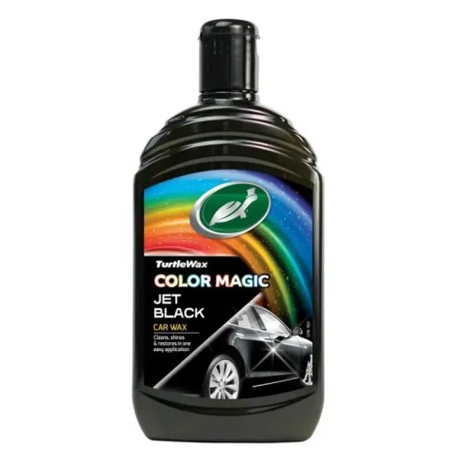 WOSK KOLORYZUJĄCY CZARNY 500ML COLOR MAGIC JET BLACK WAX  EMULSJA / TURTLE WAX