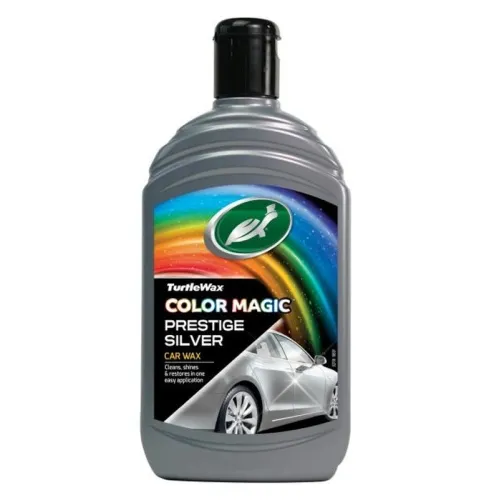 WOSK KOLORYZUJĄCY SREBRNY 500ML COLOR MAGIC PRESTIGE SILVER WAX  EMULSJA / TURTLE WAX