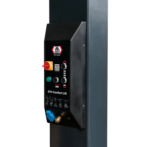 PODNOŚNIK DWUKOLUMNOWY ELEKTROHYDRAULICZNY AUTOMATYCZNY 4T ŁĄCZONY DOŁEM ARM 3-3 P: 2810MM 400V COMFORT LIFT 2.40 ATH-HEINL