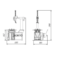 ATH-Heinl 151032 — MONTAŻOWNICA AUTOMATYCZNA M52 DO KÓŁ, 2B 400V ATH-HEINL