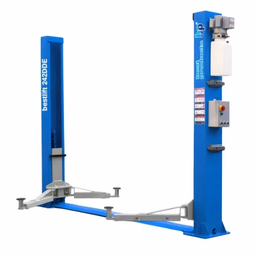 PODNOŚNIK DWUKOLUMNOWY ELEKTROHYDRAULICZNY AUTOMATYCZNY 4,2T ŁĄCZONY DOŁEM ARM 3-2 P: 2830MM 400V 242DDE BEST PRODUCTS