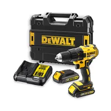 DEWALT DCD777S2T-QW — WIERTARKO-WKRĘTARKA BEZSZCZOTKOWA 18V, 65 NM, ZESTAW 2X1.5AH, ŁADOWARKA, WALIZKA