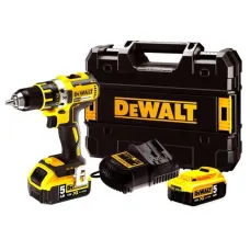 DEWALT DCD791P2-QW — WIERTARKO-WKRĘTARKA, 18V, 70 NM, BEZSZCZOTKOWA, ZESTAW 2X5AH, ŁADOWARKA, WALIZKA