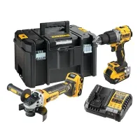 ZESTAW WKRĘTARKA DCD805, SZLIFIERA DCG405, 2X5AH, ŁADOWARKA, WALIZKA