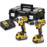 ZESTAW WKRĘTARKA DCD796 + ZAKRĘTARKA DCF887, 2X5AH, ŁADOWARKA, WALIZKA