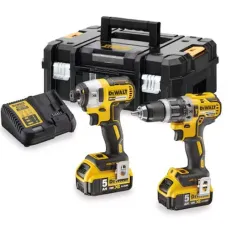 DEWALT DCK266P2T-QW — ZESTAW WKRĘTARKA DCD796 + ZAKRĘTARKA DCF887, 2X5AH, ŁADOWARKA, WALIZKA