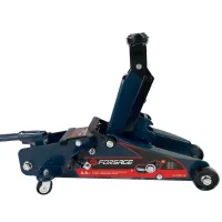 PODNOŚNIK HYDRAULICZNY SAMOCHODOWY 2,5T ŻABA Z BLOKADĄ ŻABOKOBYŁKA Z ZABEZPIECZENIEM 140-387MM FORSAGE (9493)