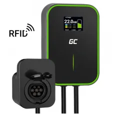 GREEN CELL EV15RFID — ŁADOWARKA WALLBOX GC EV POWERBOX 22KW Z GNIAZDEM TYPE 2 DO ŁADOWANIA SAMOCHODÓW ...