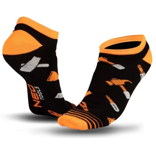 SKARPETY KOLOROWE NEO TOOLS, KRÓTKIE, ROZMIAR 43-46