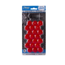 Gorecki J21306 — NASADKA, ZAŚLEPKA ŚRUBY KOŁA 19MM CZERWONE (OP. 21 SZT.)