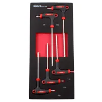 ZESTAW KLUCZY IMBUSOWYCH TORX, Z RĘKOJEŚCIĄ, 5 CZ