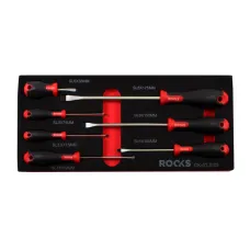 ROOKS OK-01.3105 — ZESTAW WKRĘTAKÓW PŁASKICH, 7 CZ