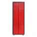 SZAFA SERWISOWA RMS, 2D,RED (SZER*GŁ*WYS) 67,5X46,5X187 CM