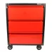 SZAFKA SERWISOWA NA KÓŁKACH 3S, RED (SZER*GŁ*WYS) 67,5X46,5X92,5 CM