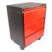 SZAFKA SERWISOWA NA KÓŁKACH 3S, RED (SZER*GŁ*WYS) 67,5X46,5X92,5 CM