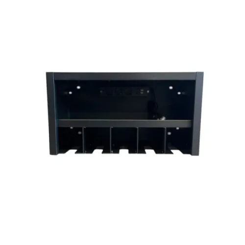 SZAFKA SERWISOWA RMS WISZĄCA, NA ELEKTRONARZĘDZIA Z GNIAZDEM 230V BLACK (SZER*GŁ*WYS) 67,5X46,5X35 CM