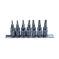 ZESTAW KLUCZY TRZPIENIOWYCH 1/4 TORX T8-T30, 6 CZ.