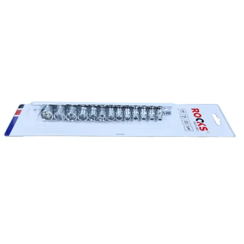 ZESTAW NASADEK SLIM NA SZYNIE, 1/4, 4-14 MM, 13 CZ.