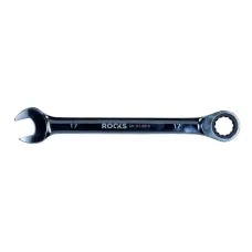 ROOKS OK-01.6010 — KLUCZ PŁASKO-OCZKOWY 17 MM Z GRZECHOTKĄ