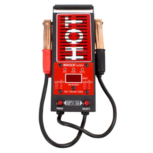 CYFROWY TESTER AKUMULATORÓW 12V, 100A, 200-1000 CCA, 120 AH