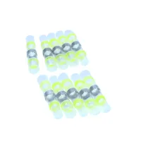 KOSZULKA TERMOKURCZLIWA, ZŁĄCZE LUTOWNICZE  6,8 MM, YELLOW, 10 CZ