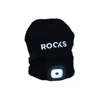 CZAPKA Z LAMPKĄ 80 LUM ROOKS CZARNA