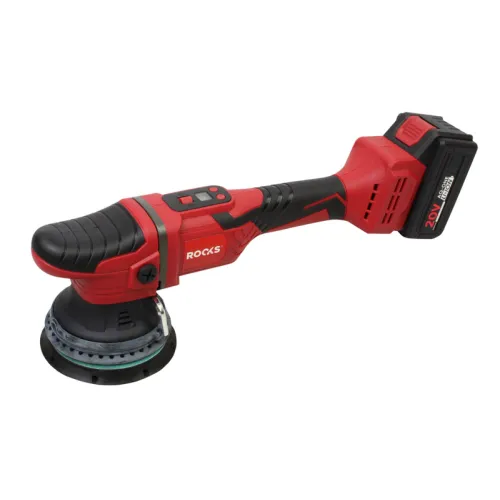 20V AQ-ONE MASZYNA POLERSKA, POLERKA DUAL-ACTION 125 MM, SKOK 15 MM , 2100-5000 RPM, ZESTAW 1X4AH, ŁADOWARKA